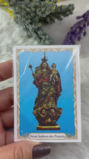 NOSSA SENHORA DOS PRAZERES - PACOTE C/ 100 SANTINHOS DE PAPEL