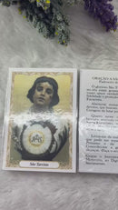 SÃO TARCÍSIO - PACOTE C/ 100 SANTINHOS DE PAPEL