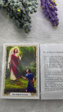 SÃO RAFAEL ARCANJO - PACOTE C/ 100 SANTINHOS DE PAPEL