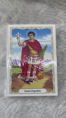 SANTO EXPEDITO - PACOTE C/ 100 SANTINHOS DE PAPEL