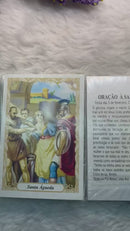 SANTA ÁGUEDA - PACOTE C/ 100 SANTINHOS DE PAPEL