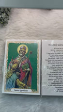 SANTO AGOSTINHO - PACOTE C/ 100 SANTINHOS DE PAPEL