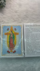 Nossa Senhora de Guadalupe - Pacote com 100 santinhos de papel