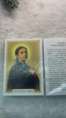 SANTA GEMMA GALGANI - PACOTE C/ 100 SANTINHOS DE PAPEL