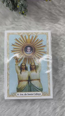 NOSSA SENHORA DA SANTA CABEÇA - PACOTE C/ 100 SANTINHOS DE PAPEL