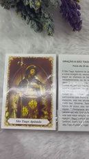 SÃO TIAGO APÓSTOLO - PACOTE C/ 100 SANTINHOS DE PAPEL