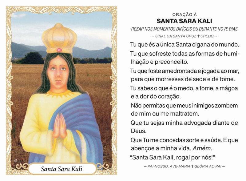 SANTA SARA KALI - PACOTE C/ 100 SANTINHOS DE PAPEL