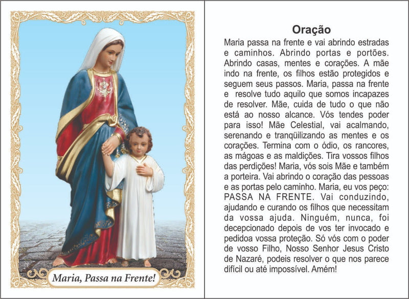 MARIA PASSA NA FRENTE - PACOTE C/ 100 SANTINHOS DE PAPEL