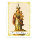 NOSSA SENHORA D'AJUDA - PACOTE C/ 100 SANTINHOS DE PAPEL