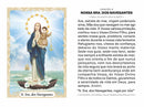 NOSSA SENHORA DOS NAVEGANTES - PACOTE C/ 100 SANTINHOS DE PAPEL