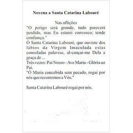 SANTA CATARINA LABOURÉ - PACOTE C/ 100 SANTINHOS DE PAPEL