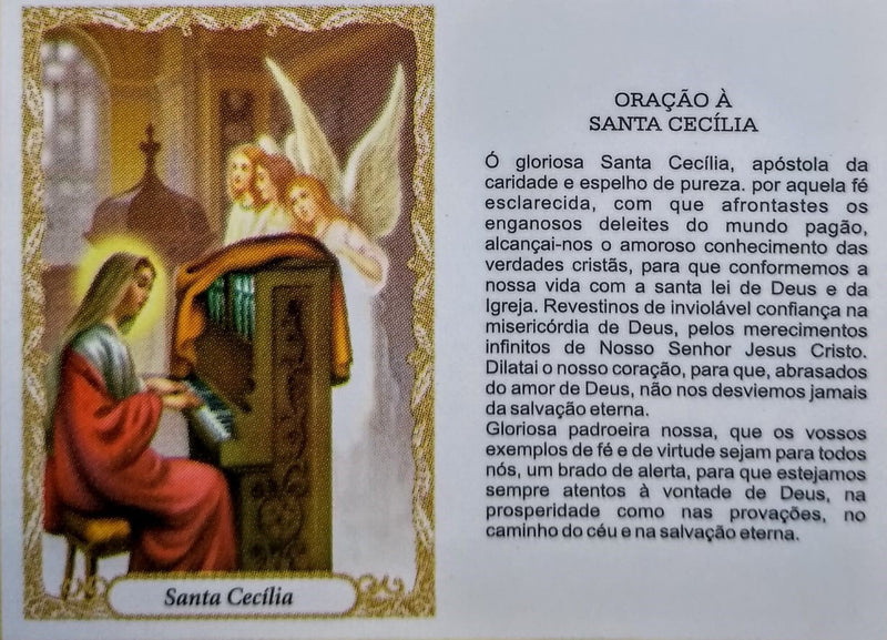 SANTA CECÍLIA - PACOTE C/ 100 SANTINHOS DE PAPEL