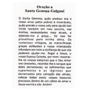 SANTA GEMMA GALGANI - PACOTE C/ 100 SANTINHOS DE PAPEL
