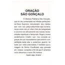 SÃO GONÇALO - PACOTE C/ 100 SANTINHOS DE PAPEL