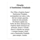 SANTÍSSIMA TRINDADE - PACOTE C/ 100 SANTINHOS DE PAPEL