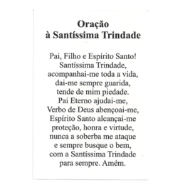 SANTÍSSIMA TRINDADE - PACOTE C/ 100 SANTINHOS DE PAPEL