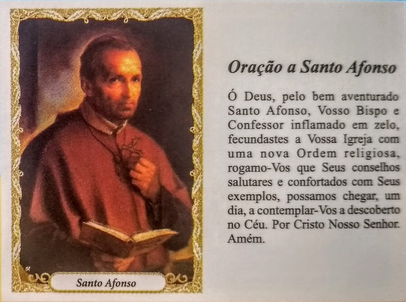 SANTO AFONSO - PACOTE C/ 100 SANTINHOS DE PAPEL