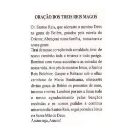 TRÊS REIS MAGOS - PACOTE C/ 100 SANTINHOS DE PAPEL