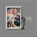 IMAGEM DE BOLSO SÃO JOSÉ 2,5CM EMBALADA COM ORAÇÃO