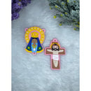 KIT CRUZ E ENTREMEIO N.SRA. APARECIDA EMBORRACHADO